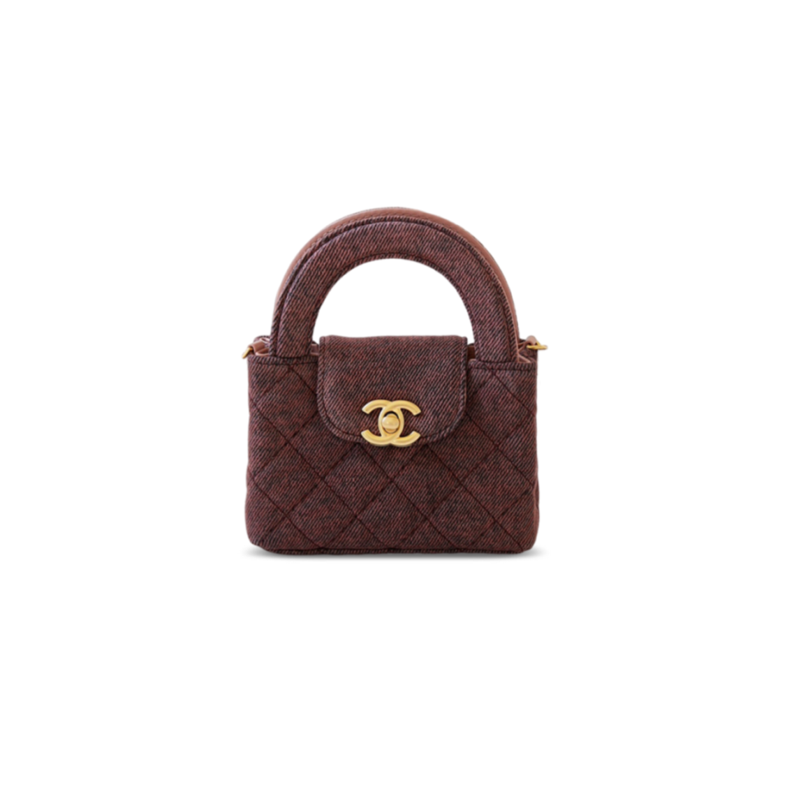 CHANEL KELLY NANO SHOPPING BAG DENIM AS3435 (12.5*8.3*4cm)